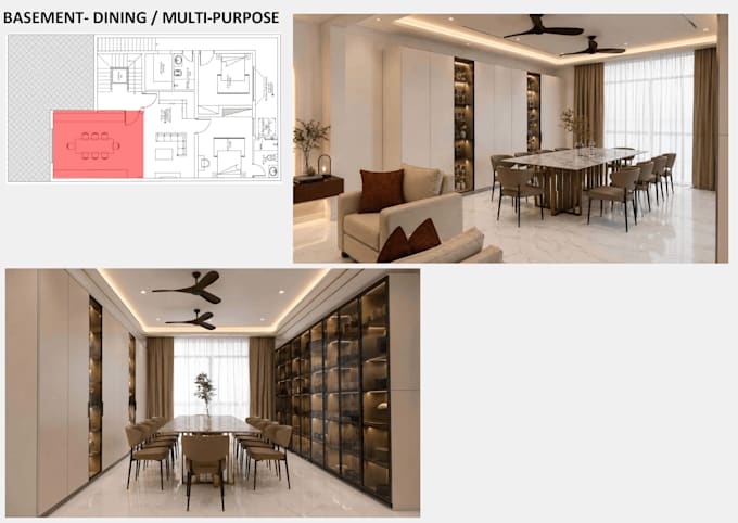 create contemporary design kitchen interior