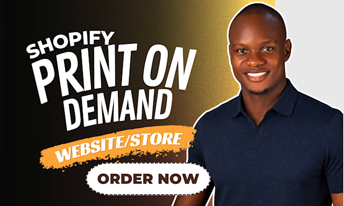 create shopify store dropshipping print on demand website