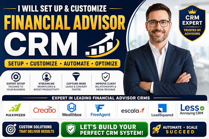 setup maximizer creatio wealthbox freeagent escala leadsquared less annoying CRM