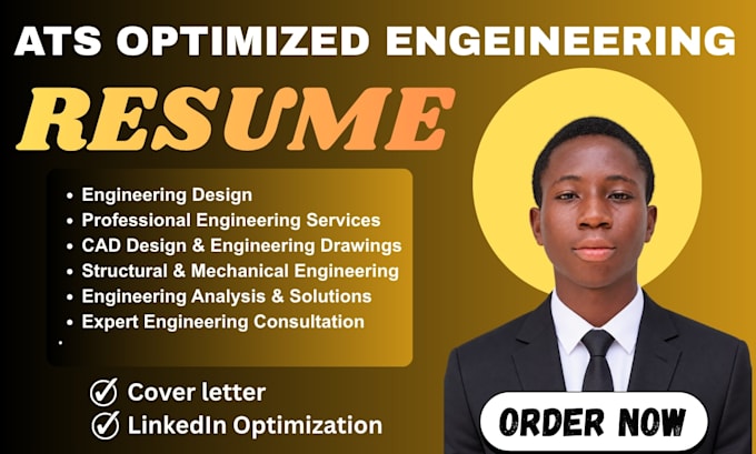 create an ats engineering resume CV and cover letter