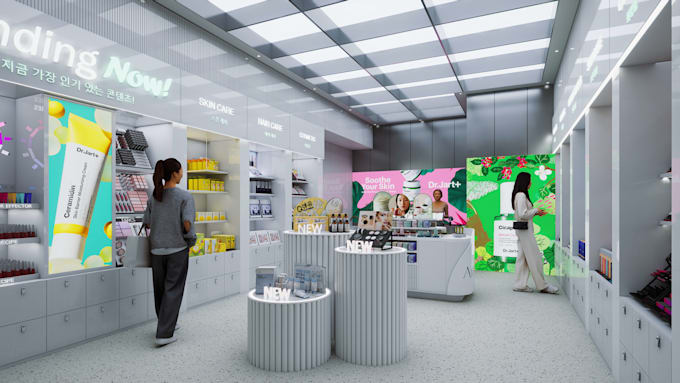 create restaurant, cafe, office and retail interior design in 3d