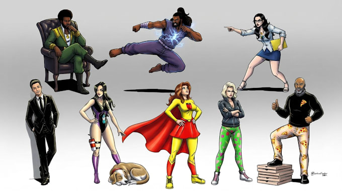 design and draw any character