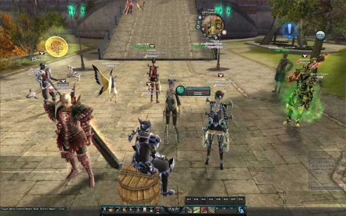 develop a scalable open world mmorpg game in unreal engine, fantasy rpg game