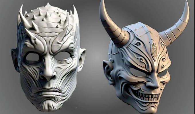make wearable cosplay armor, helmets, masks and 3d printable models