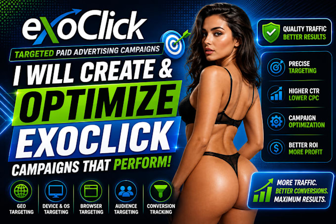create and optimize targeted exoclick paid advertising campaigns