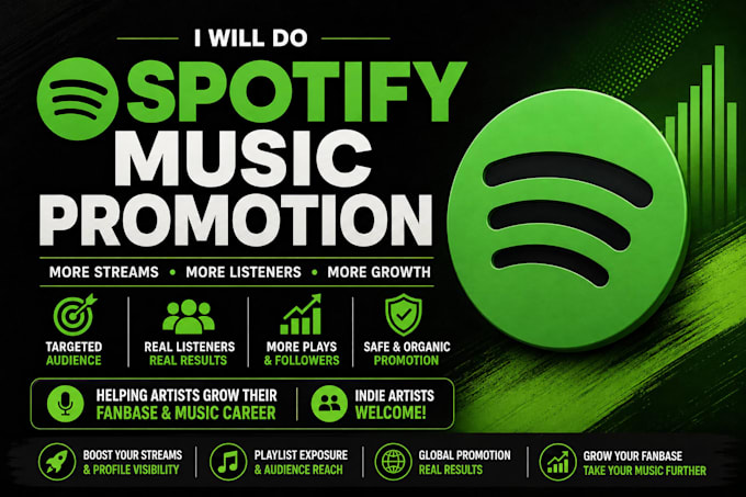 do professional spotify music promotion