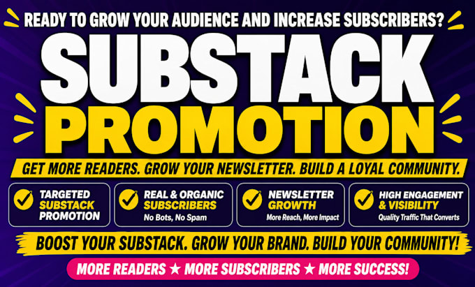 setup organic substack promotion substack subscribers substack newsletter