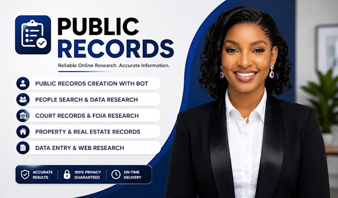 do public records creation with bot