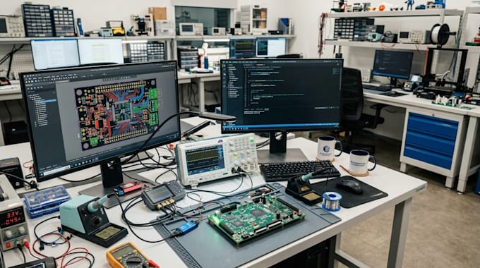 professional pcb design, embedded systems and electronic hardware development
