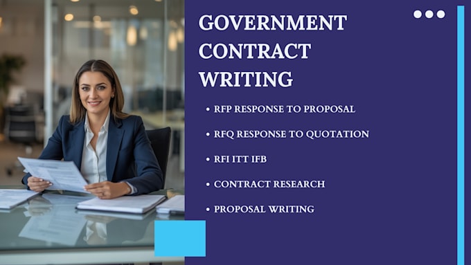 prepare professional tender bids, rfp responses, rfqs, and winning proposals