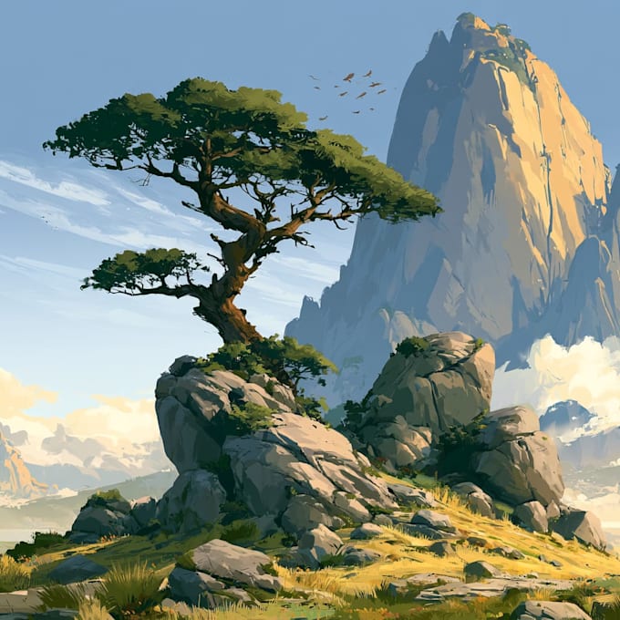 design cinematic environment concept art