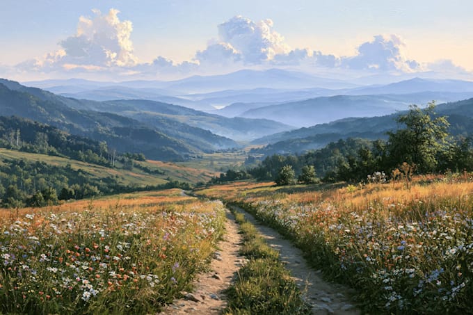 landscape oil painting art