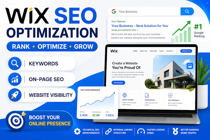 wix SEO optimization to improve your website ranking