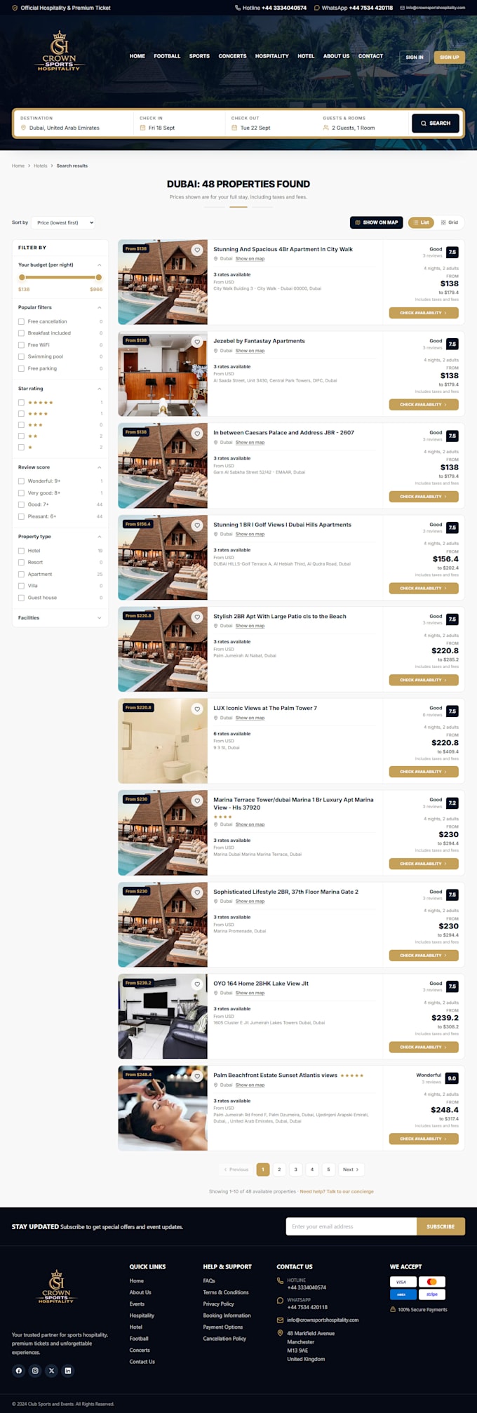 build a hotel booking website with hotel API integration