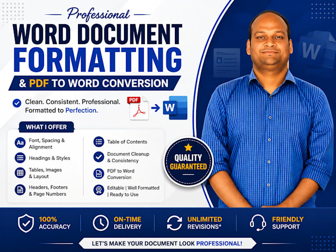 do professional word document formatting and data entry