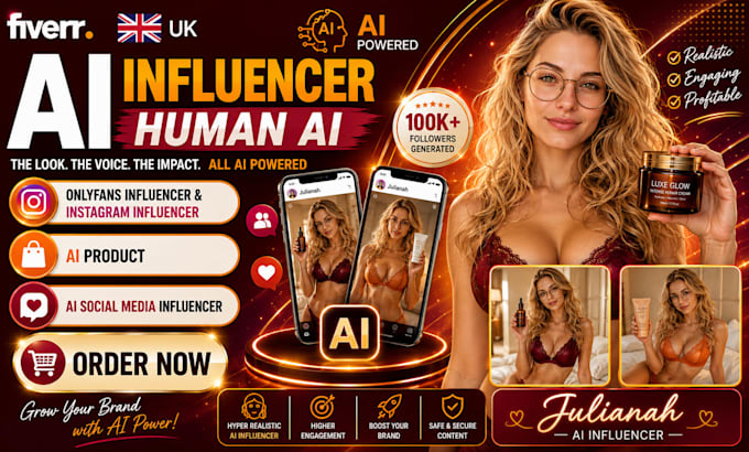 create human like ai influencer for instgram and onlyfans