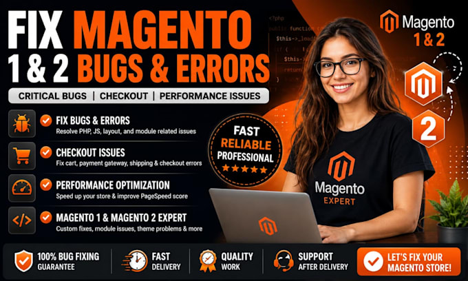 fix magento 1 magento 2 bugs errors critical bug checkout performance issues