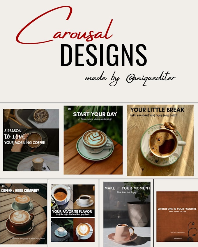 design instagram, facebook post and carousal for your insta