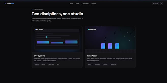 develop custom web applications using django python and react