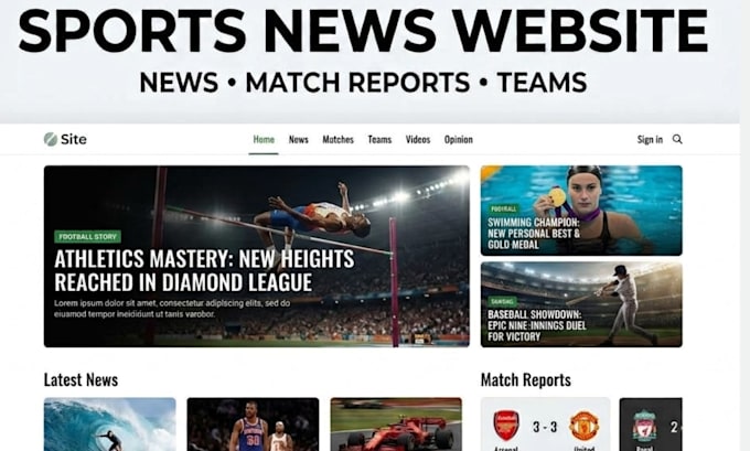 build a professional sports news website with wordpress