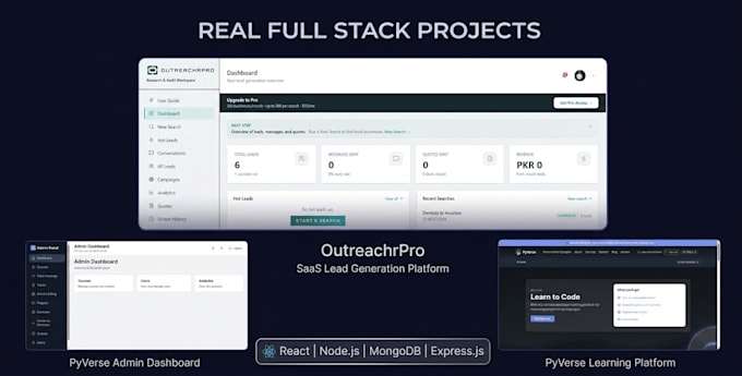build custom mern stack web applications for startups