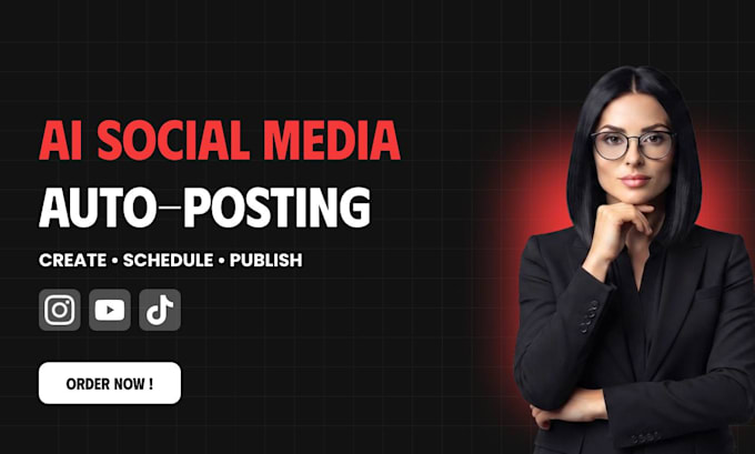 create an ai agent for social media content creation and auto posting