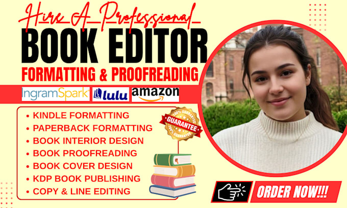 book editing, proofreading for ebook and paperback formatting manuscript editing