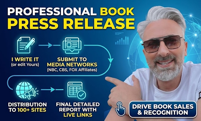 do book press release distribution, submit press release for your book launch