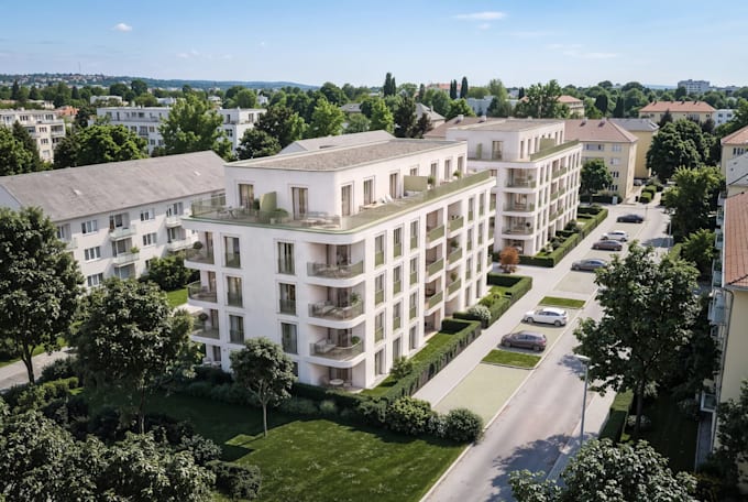 render proposed 3d contemporary residential concept,cgi luxury apartment visuals
