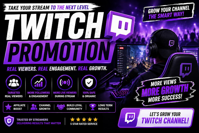 promote your twitch channel