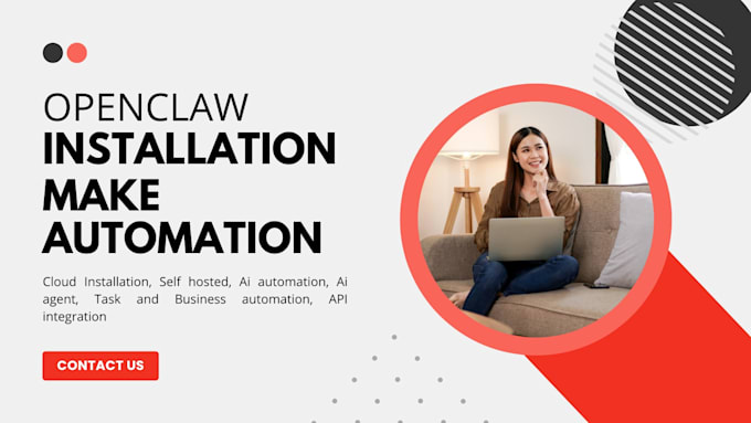 set up openclaw installation, vps, make com automation, ai automation integromat