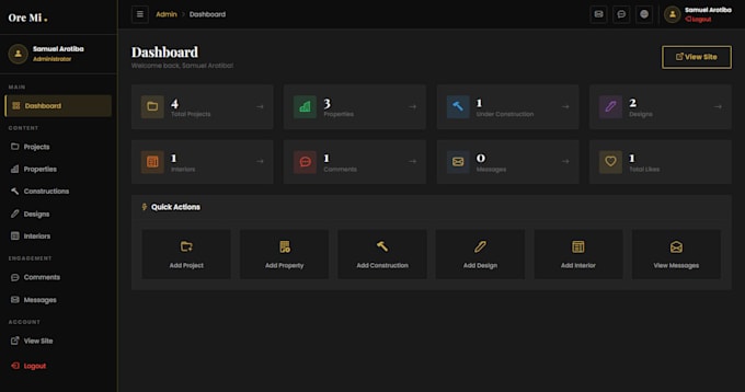 build a custom PHP mysql web application with an admin panel