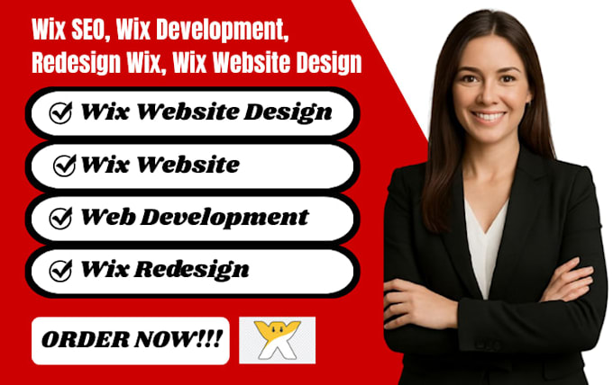 build wix SEO, wix development, redesign wix, wix website design