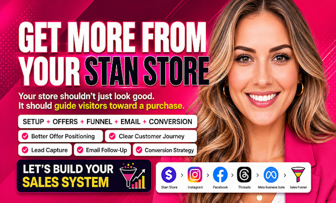 do stan store setup, marketing, email marketing to drive more sales and revenue