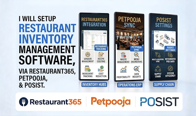 setup restaurant inventory management software via restaurant365 petpooja poss