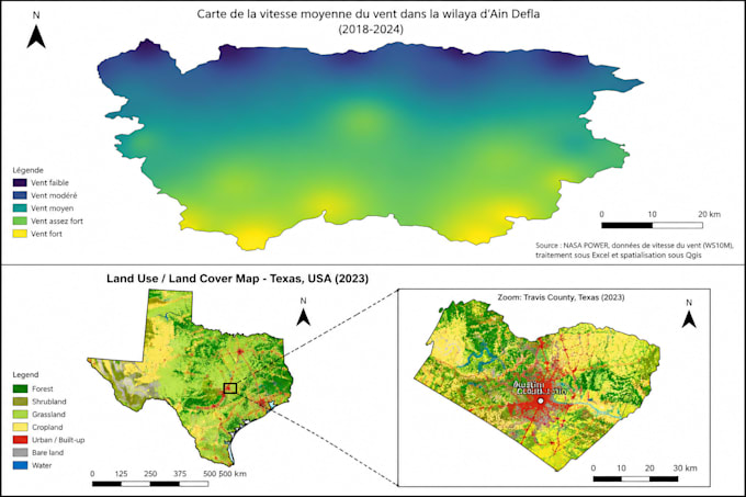 create professional maps using qgis or arcgis