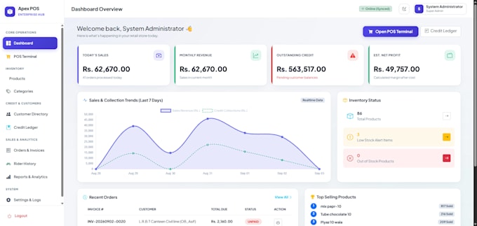build a custom pos system with inventory and management