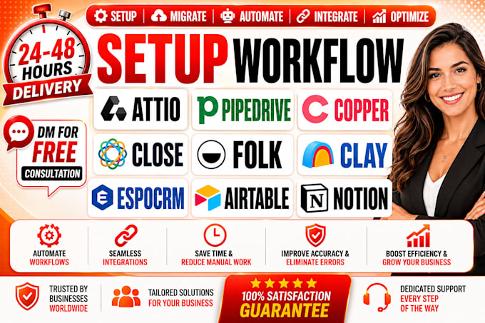 setup attio pipedrive copper close folk clay espocrm airtable notion workflow
