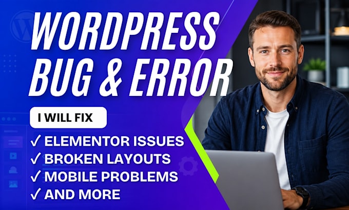 revamp wordpress websites, fix elementor issues, errors and problems