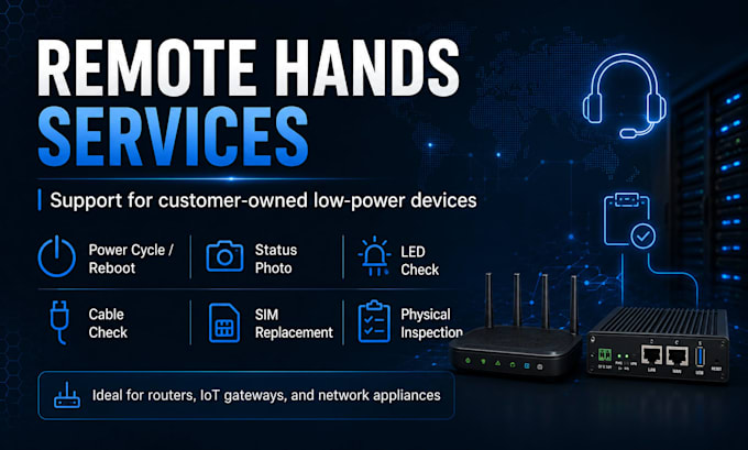 provide remote device hosting and hands support in china