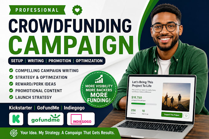 create a professional and compelling crowdfunding campaign