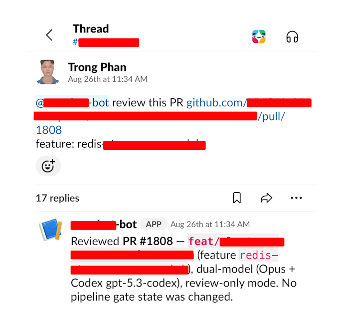 build and integrate a custom slack bot for your workflow