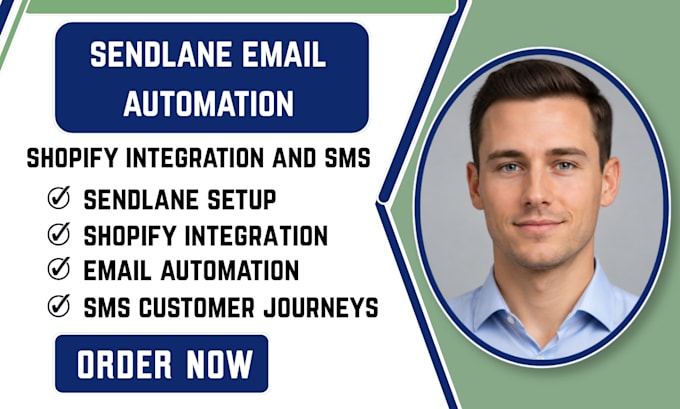 setup  sendlane shopify email automation customer journey SMS integration