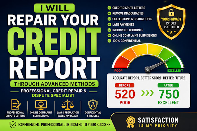 repair your credit report through advanced methods