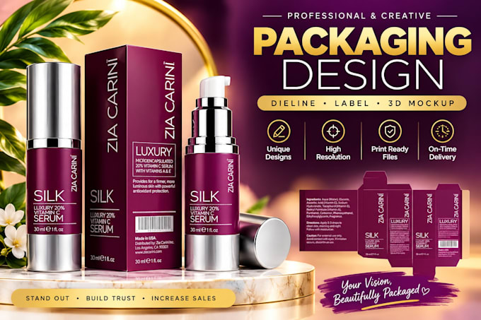 design ai generated packaging into editable print ready vector dieline files