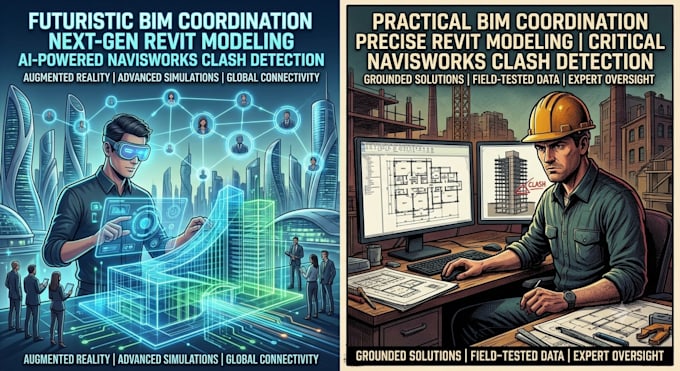 provide bim coordination, revit modeling and navisworks clash detection