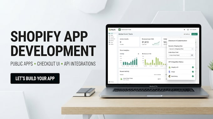 develop shopify store mobile app, shopify public, shopify checkout UI extensions