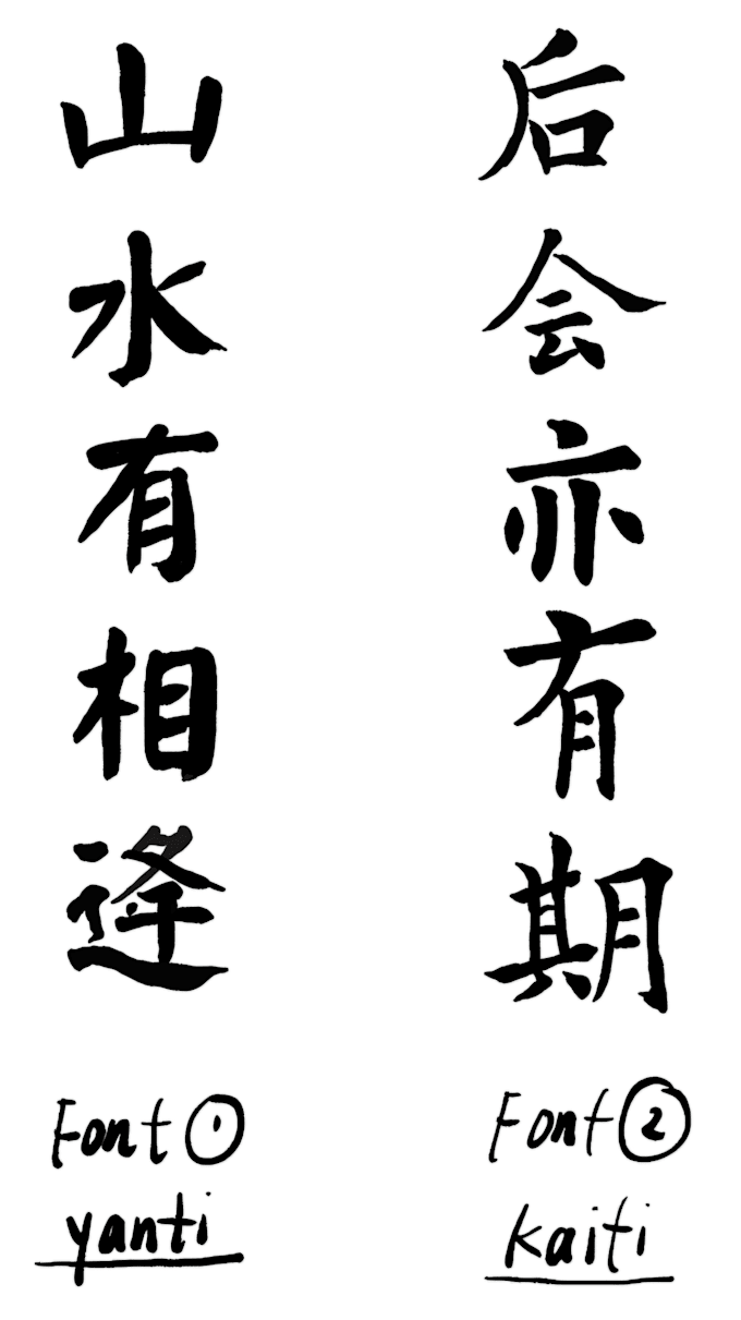 write custom chinese calligraphy for tattoo and any uses