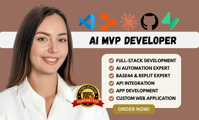 build, fix bugs, launch ai saas mvp, full stack developer base44 github