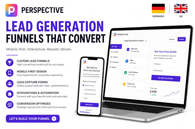 create perspective lead generation funnels that convert